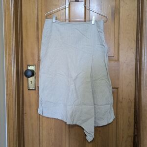 Elegant Beige Women's Skirt